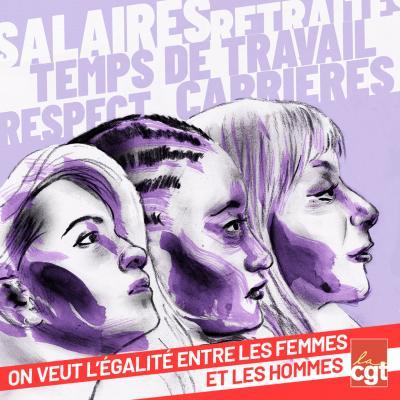 Les femmes ne demandent pas la lune, mais l'É-GA-LI-TÉ !