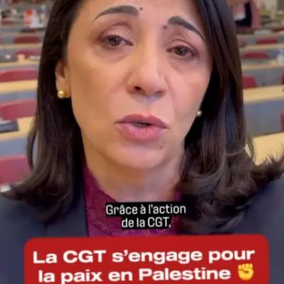 Solidarité CGT Palestine : 110 000 € collectés pour soutenir les réfugiés