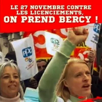 Le 27 novembre contre les licenciements, on prend Bercy