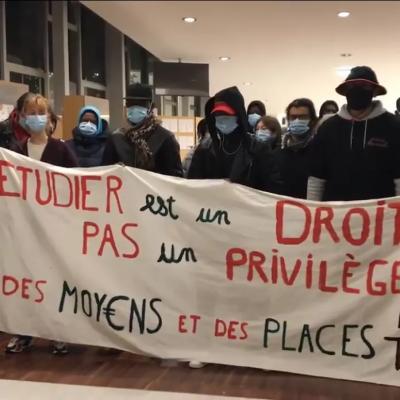 Nous soutenons la lutte des sans facs