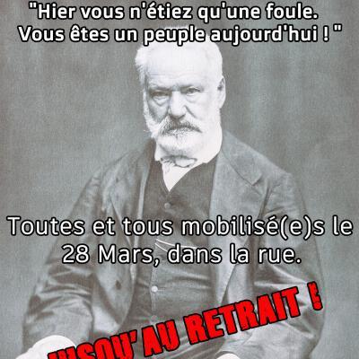 Appel officiel de la CGT Intérim à la mobilisation le 28 Mars. L'heure du retrait a sonné.