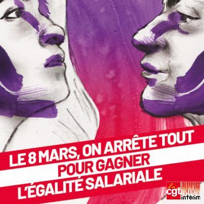 Le 8 Mars, on arrête tout pour gagner l'égalité salariale !