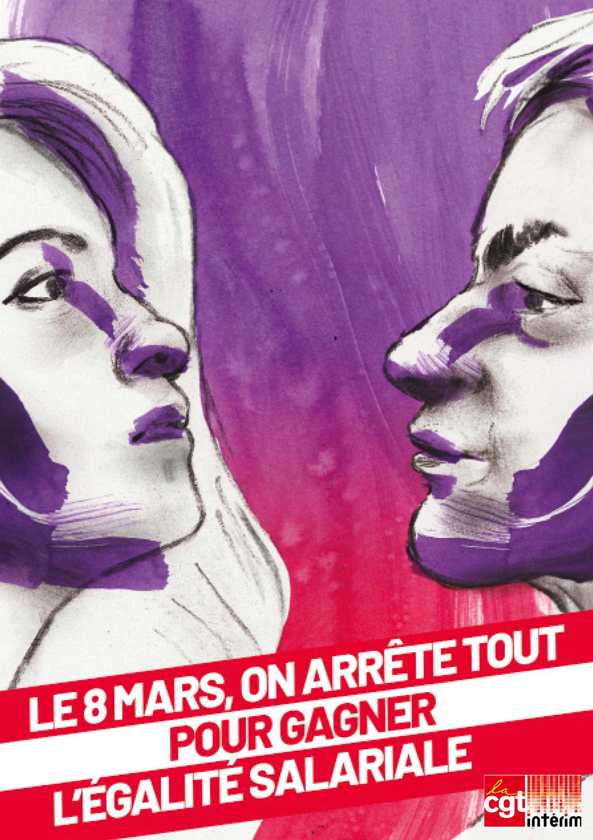 Le 8 Mars, on arrête tout pour gagner l'égalité salariale !