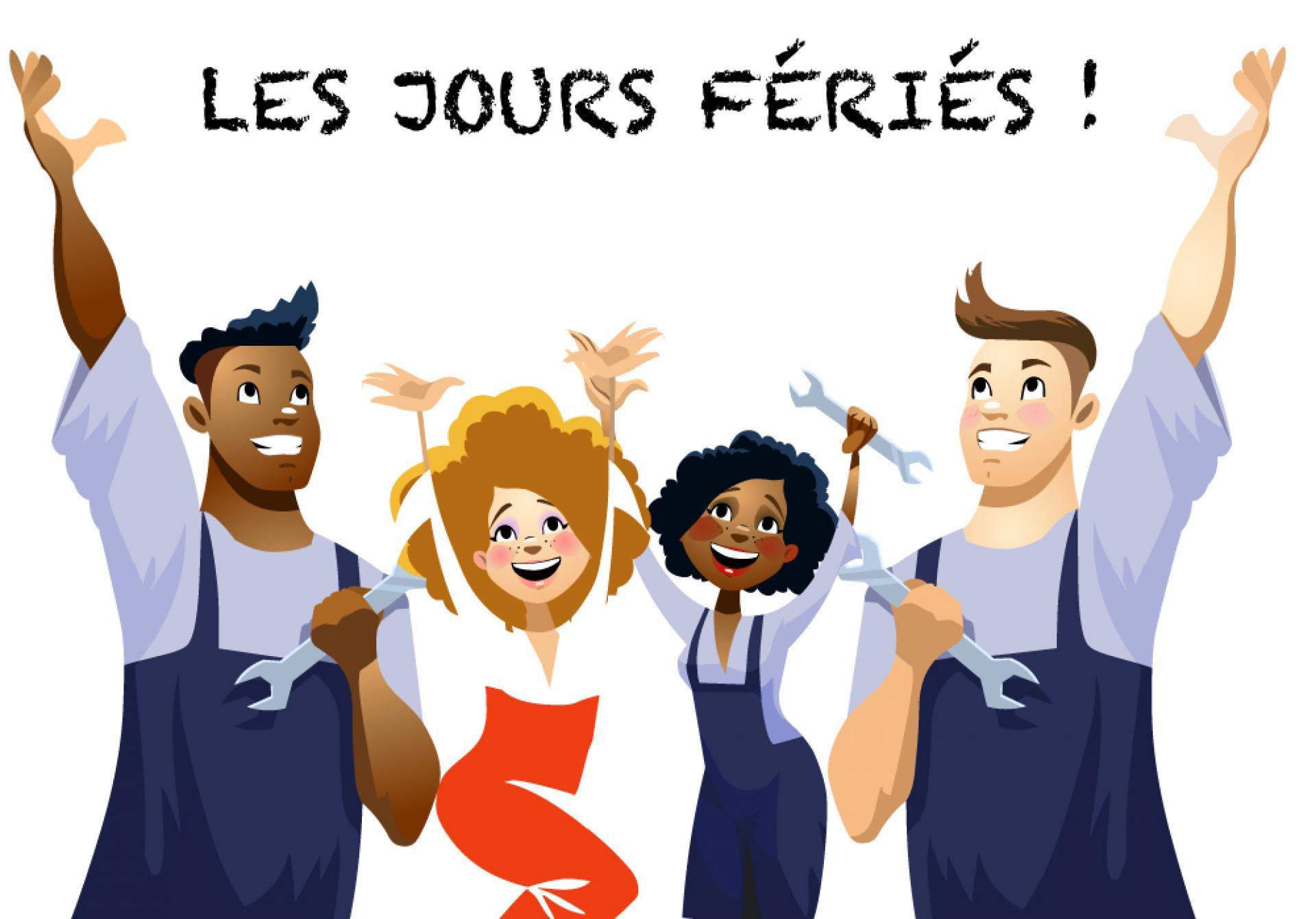 Les jours fériés en intérim