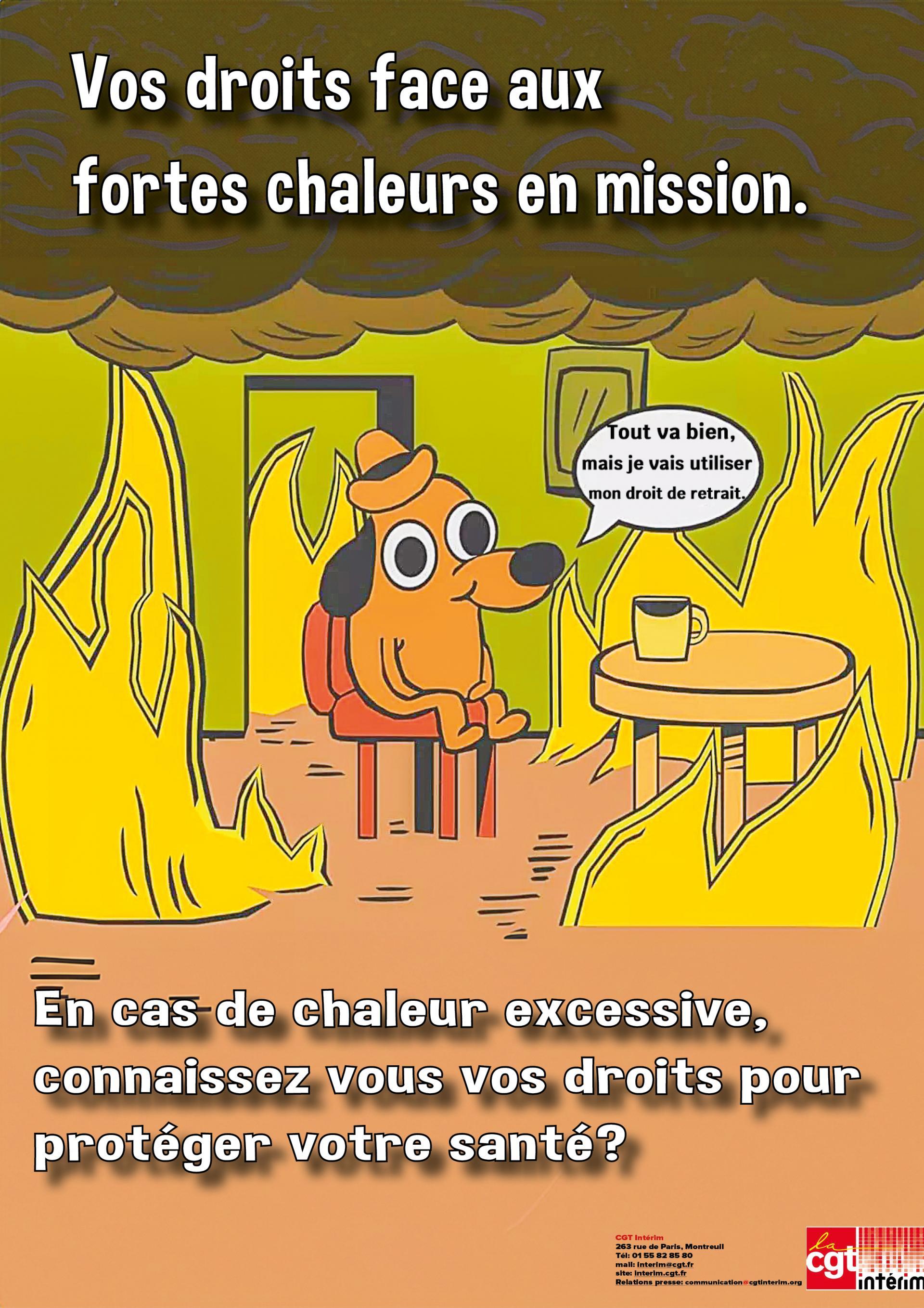 Fortes chaleurs : quels sont vos droits en tant qu’intérimaire ?
