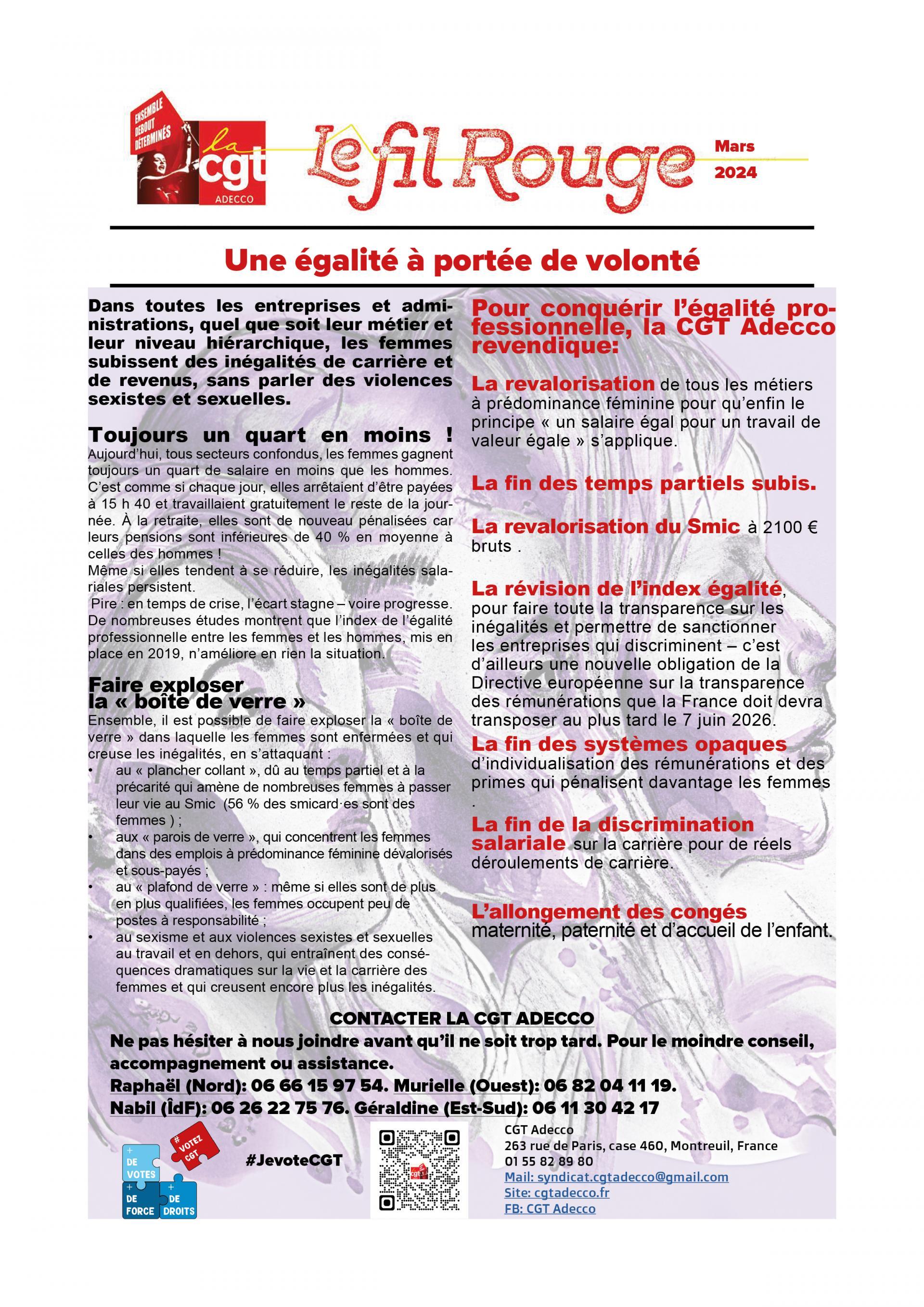 Tract Droit Syndical Mars 2024