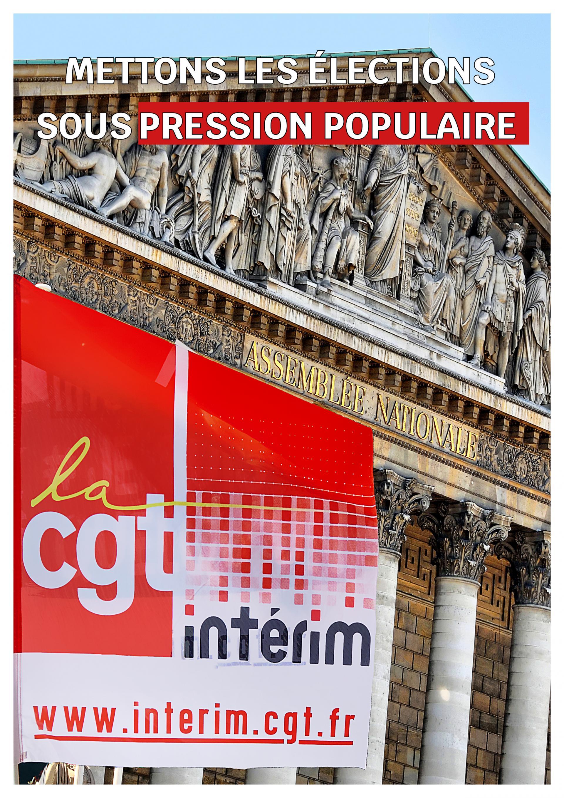 Mettons les élections sous pression populaire.