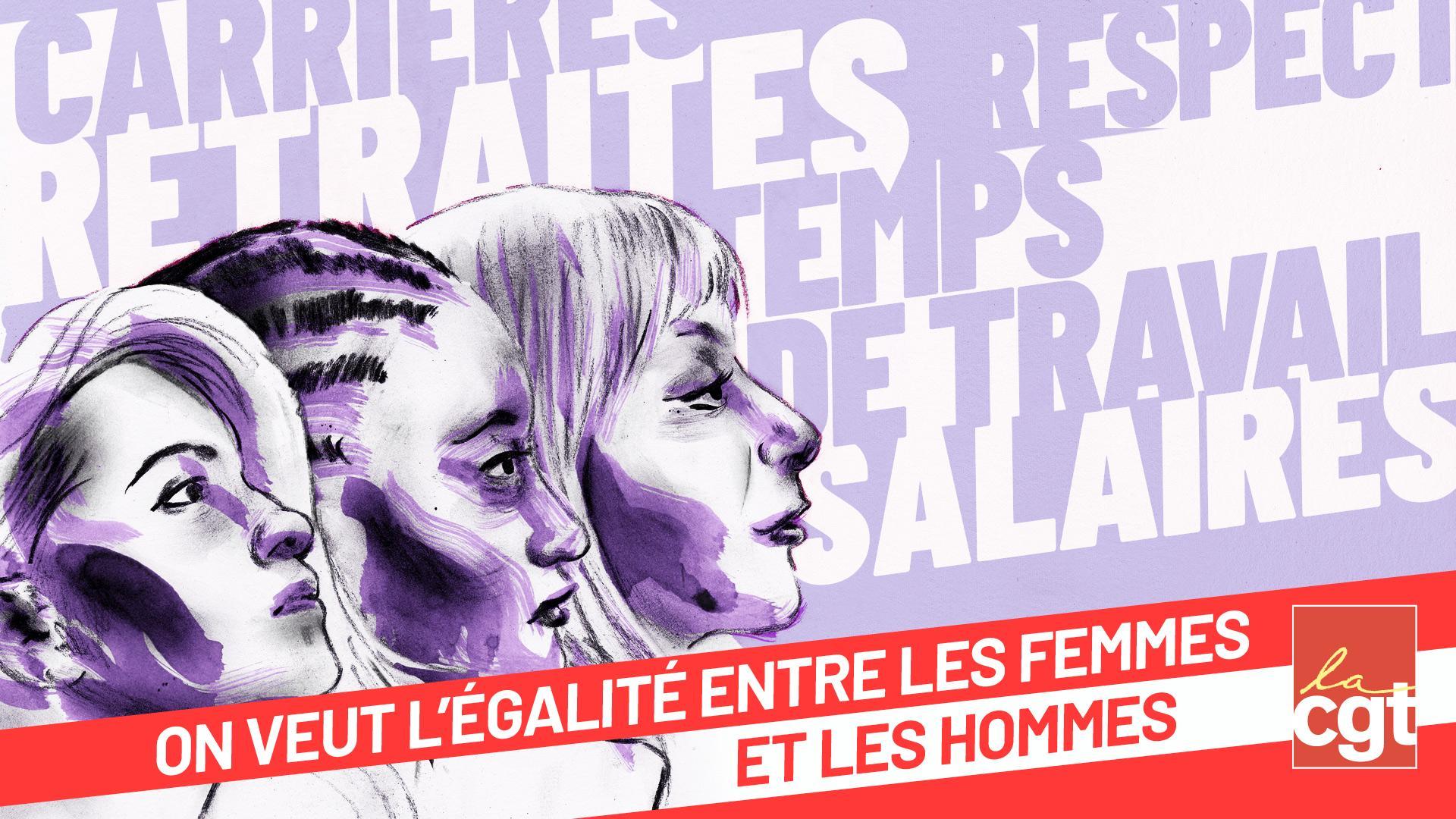 Les femmes ne demandent pas la lune, mais l'É-GA-LI-TÉ !