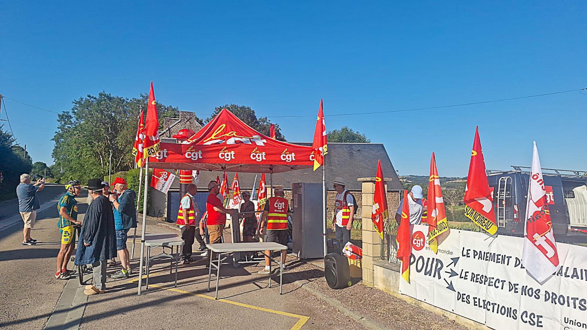 La CGT Adecco sur les routes du Tour de France 2025 : une étape pour les droits de l'intérim.